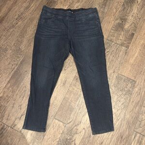 Mac and Me Dark Blue Women's Jeans w elastic waistband. Sz 14